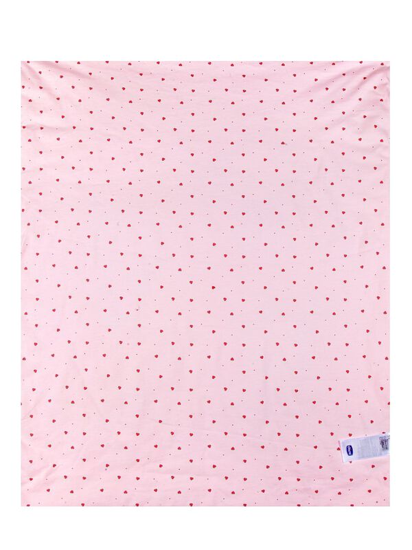 Pink Printed Pram Blanket image number null